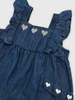 KIDS Colored Organics Mayoral Embroidered Romper - Thumbnail 2