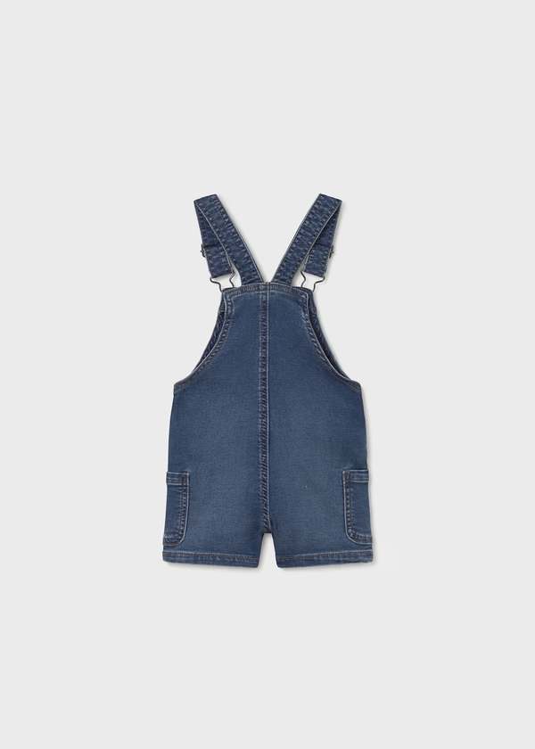 KIDS colored organics Mayoral Soft Denim Short Overall