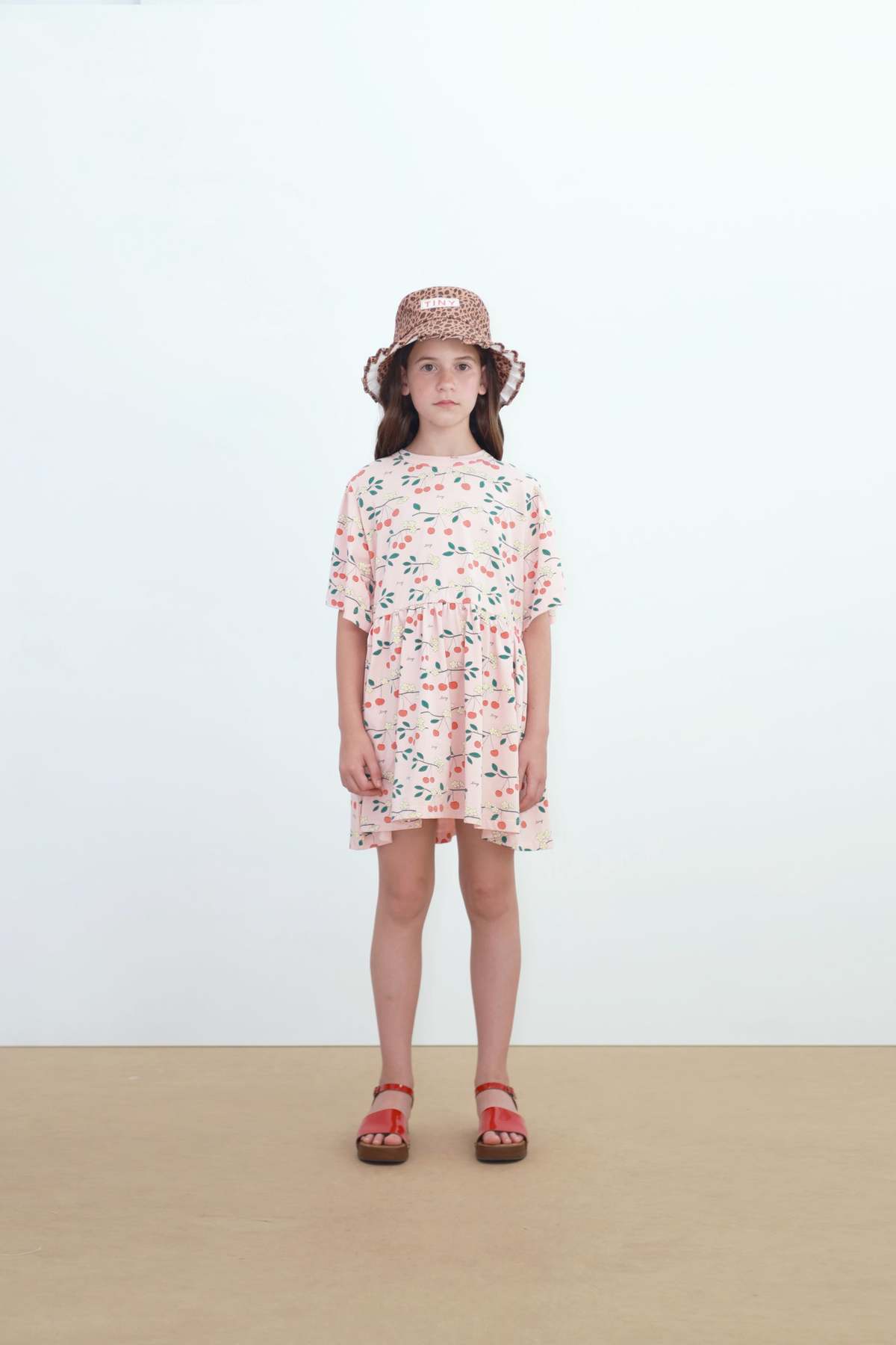 KIDS Tinycottons Cherry Trees Dress - Image 3 of 3
