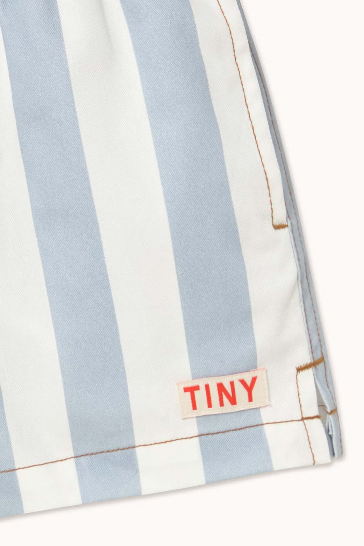 KIDS Tinycottons Stripes Twill Shorts - Image 2 of 4