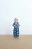 KIDS Tinycottons Swans Denim Jumpsuit - Thumbnail 4