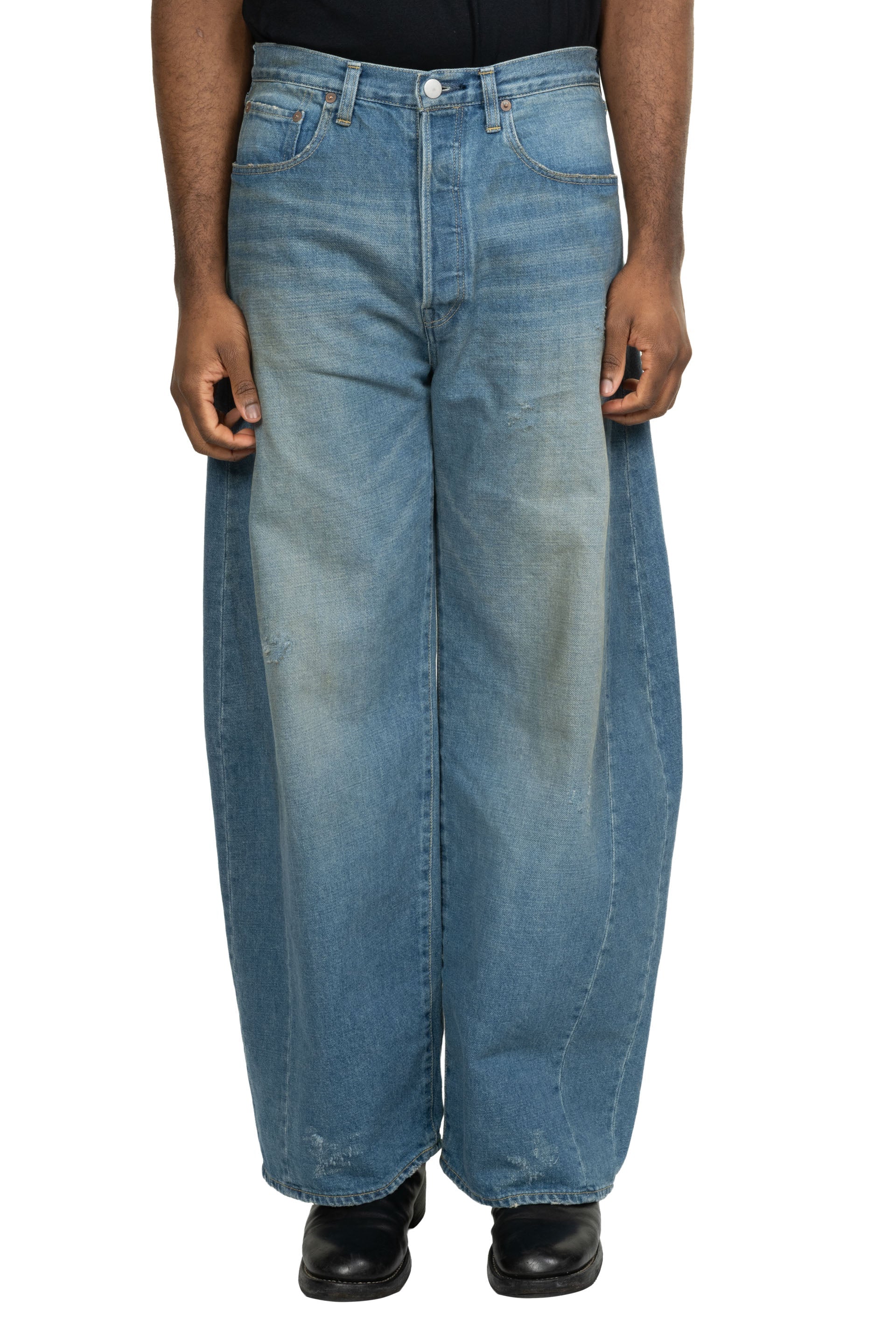 ssstein Deformation Wide Denim Jeans | Garmentory