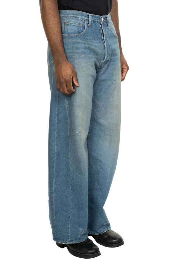 ssstein Deformation Wide Denim Jeans