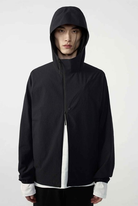 POST ARCHIVE FACTION (PAF) Boucle Zip Shirt | Garmentory