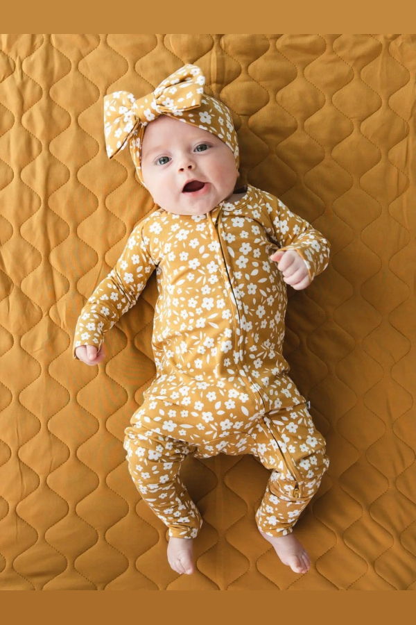 KIDS Jammie Session Honey Blooms Bamboo Romper
