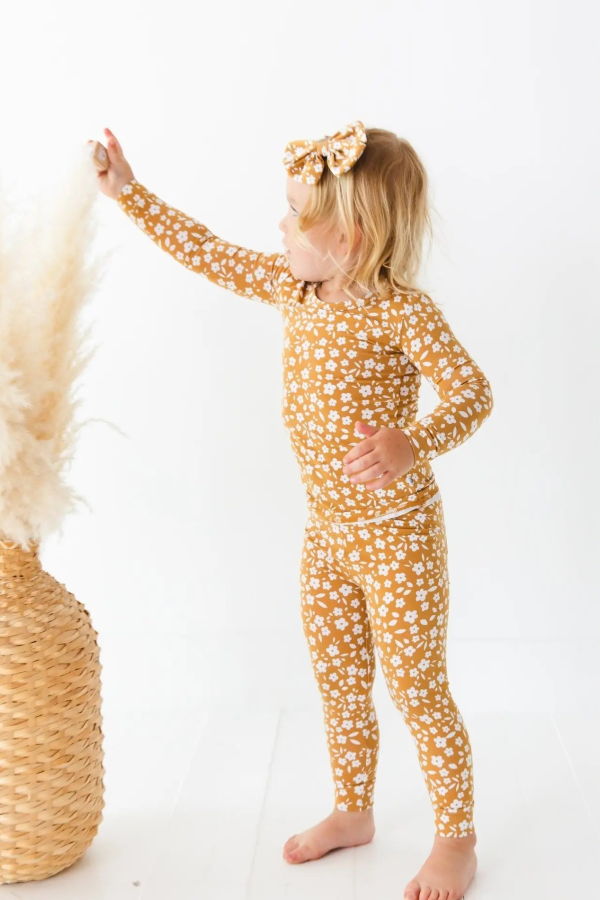 KIDS Jammie Session Honey Blooms Bamboo Pajamas