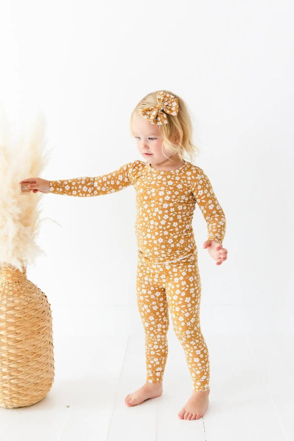 KIDS Jammie Session Honey Blooms Bamboo Pajamas