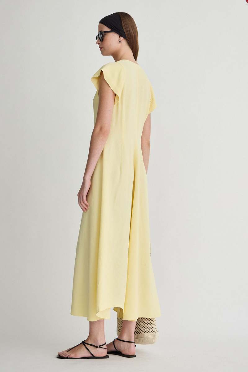 Apiece Apart Gisa Zip Dress - Double Cream