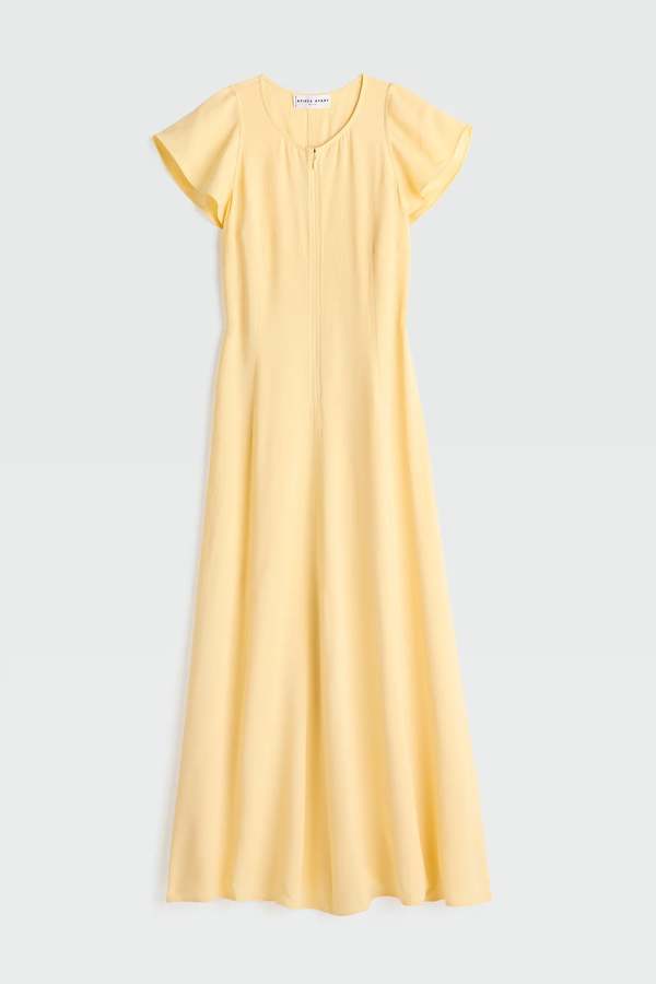 Apiece Apart Gisa Zip Dress - Double Cream