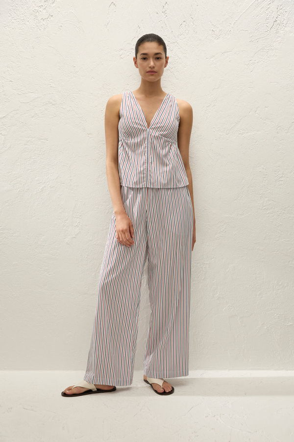 Faithfull The Brand Anzola Top - Venezia Stripe