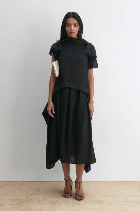 slim fit dress slacks Rachel Comey Cheers Dress in Black main image 1