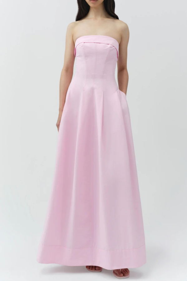 Jonathan Simkhai Avril Cotton Bustier Dress - Daisy