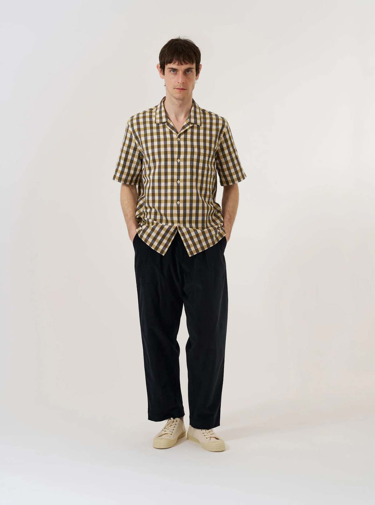 Universal Works Road Shirt - Olive - Image 1 of 8
