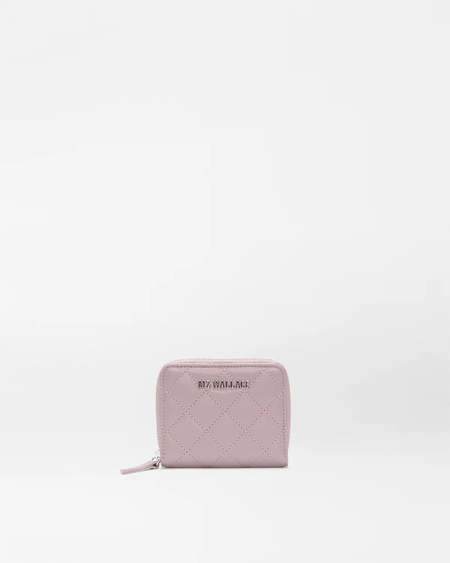 Mz Wallace Crosby Lock Wristlet - True Charcoal Denim | Garmentory