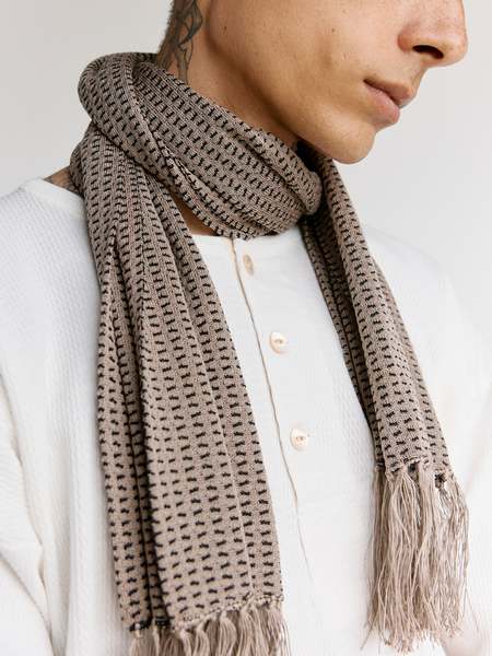Taiga Takahashi LOT.015 Camel Silk Stole | Garmentory