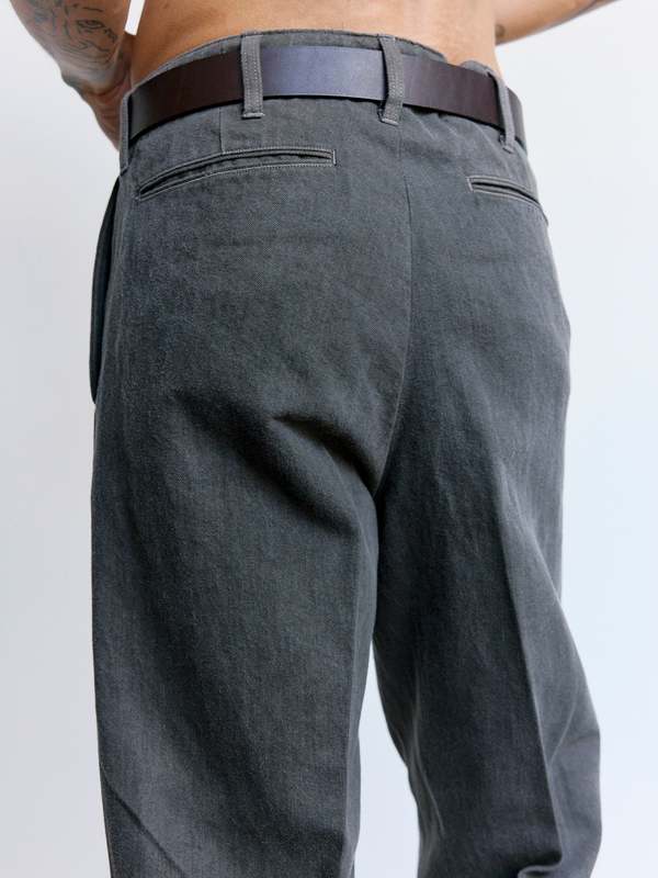 Taiga Takahashi LOT.221 Sumi Cotton Field Trousers
