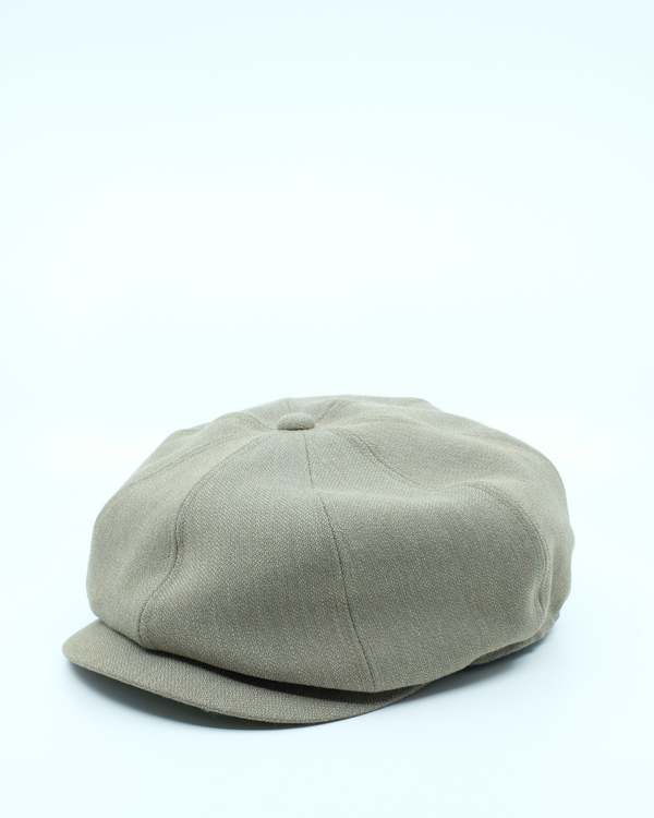 Taiga Takahashi LOT006 Wool Newsboy Cap - Melange Beige | Garmentory