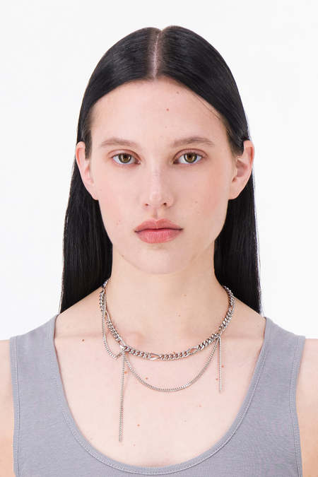 LEMAIRE Maglite Chain Necklace - Silver | Garmentory
