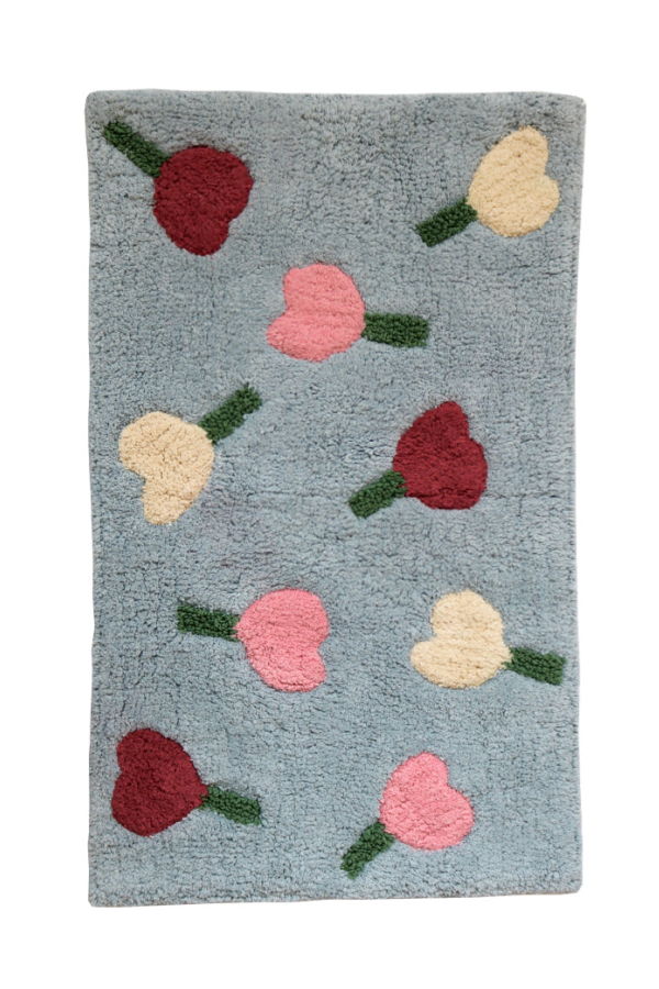 Mosey Me Forget Me Not Bath Mat