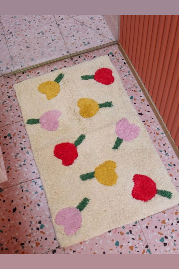 Mosey Me Forget Me Not Bath Mat