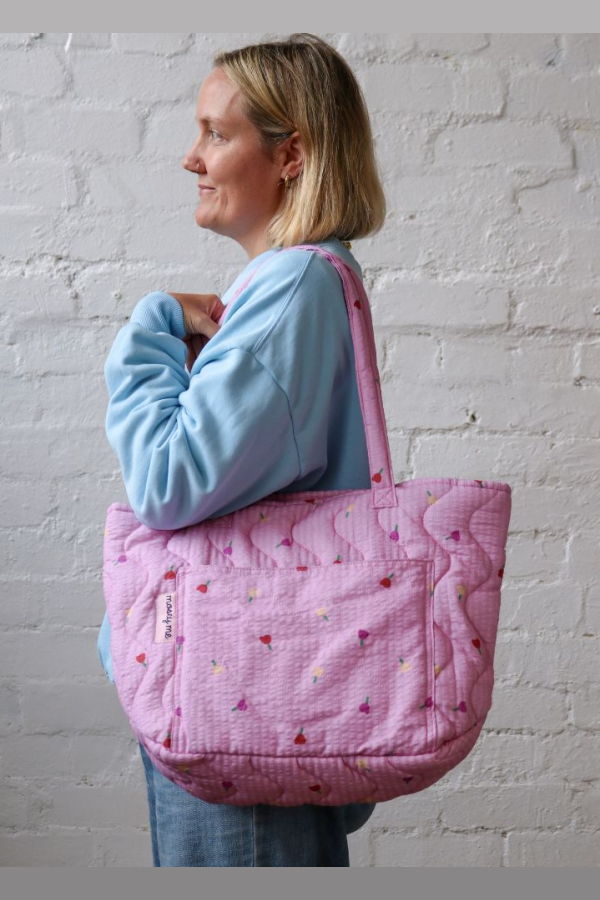 Mosey Me Forget Me Not Quilted Bag
