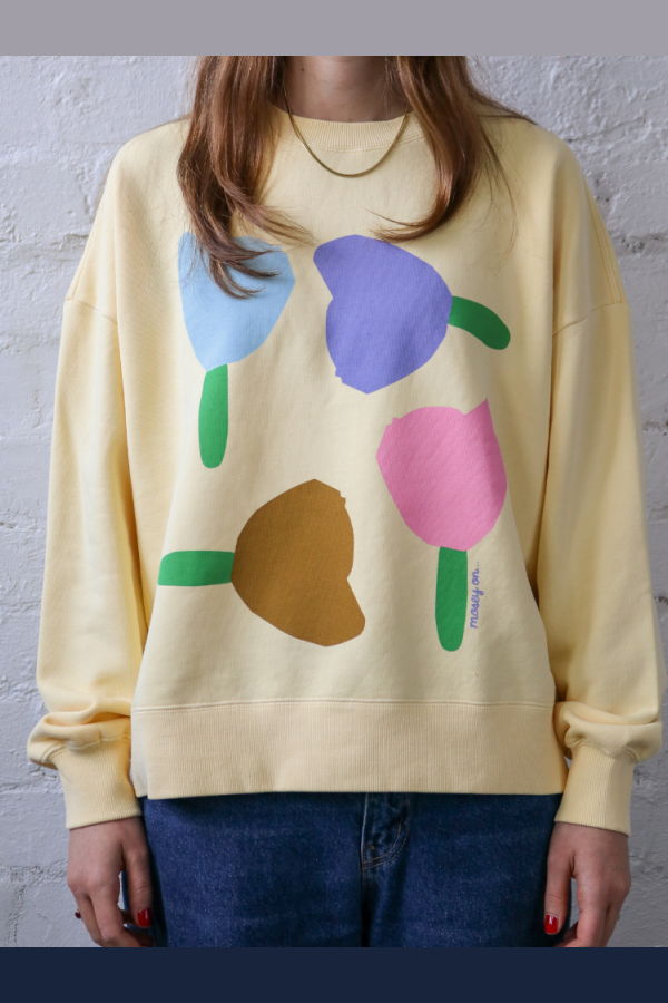 Mosey Me Forget Me Not Sweater