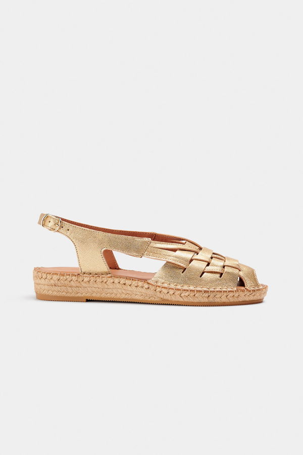 Naguisa Etel Sandals - Light Gold
