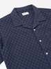 Universal Works Dot Waffle Road Shirt - Navy - Thumbnail 4