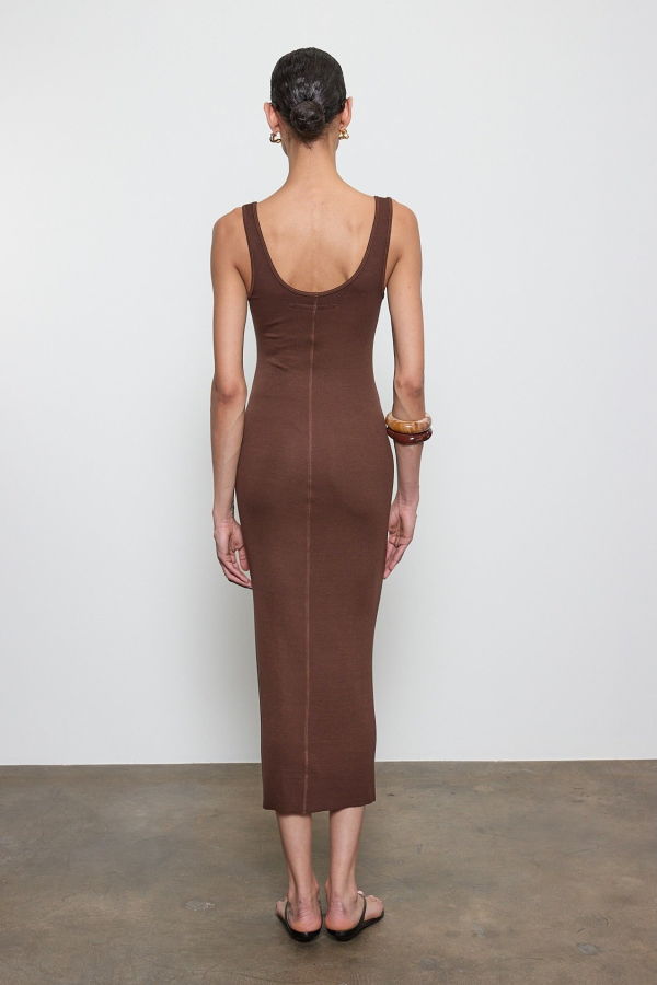 Enza Costa Silk Knit Tank Dress