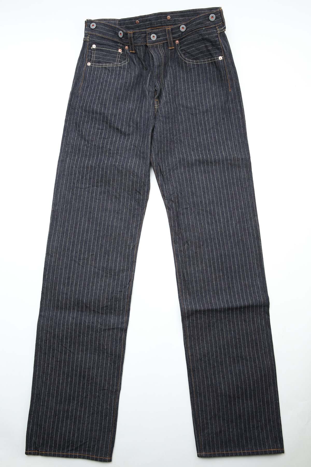 GRAPH ZERO 16oz Loose Straight Pant Needle Pull HB. ST (One Wash) - Image 1 of 17
