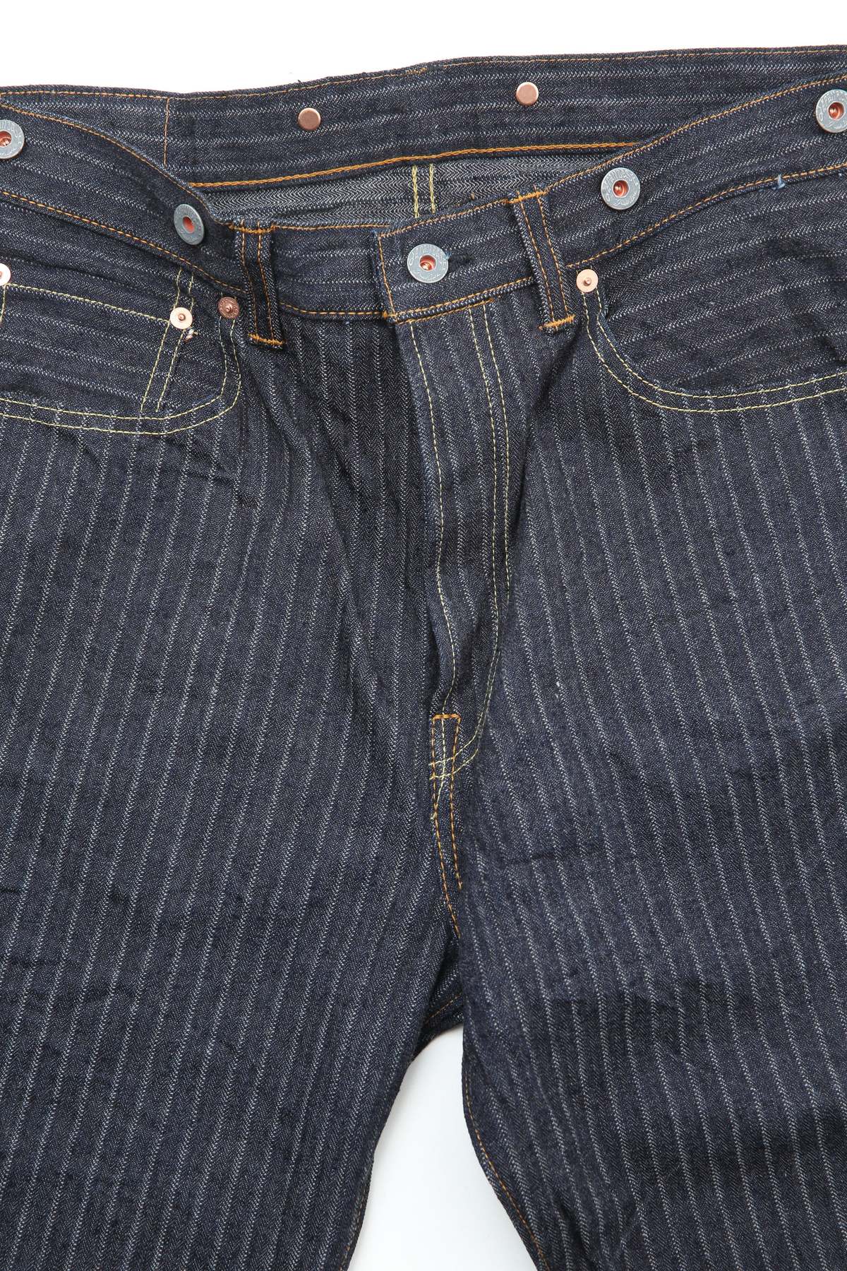 GRAPH ZERO 16oz Loose Straight Pant Needle Pull HB. ST (One Wash) - Image 2 of 17