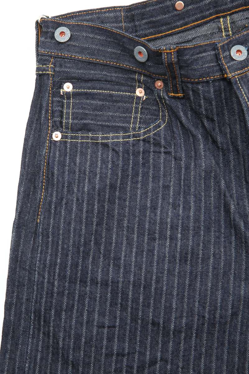 GRAPH ZERO 16oz Loose Straight Pant Needle Pull HB. ST (One Wash)