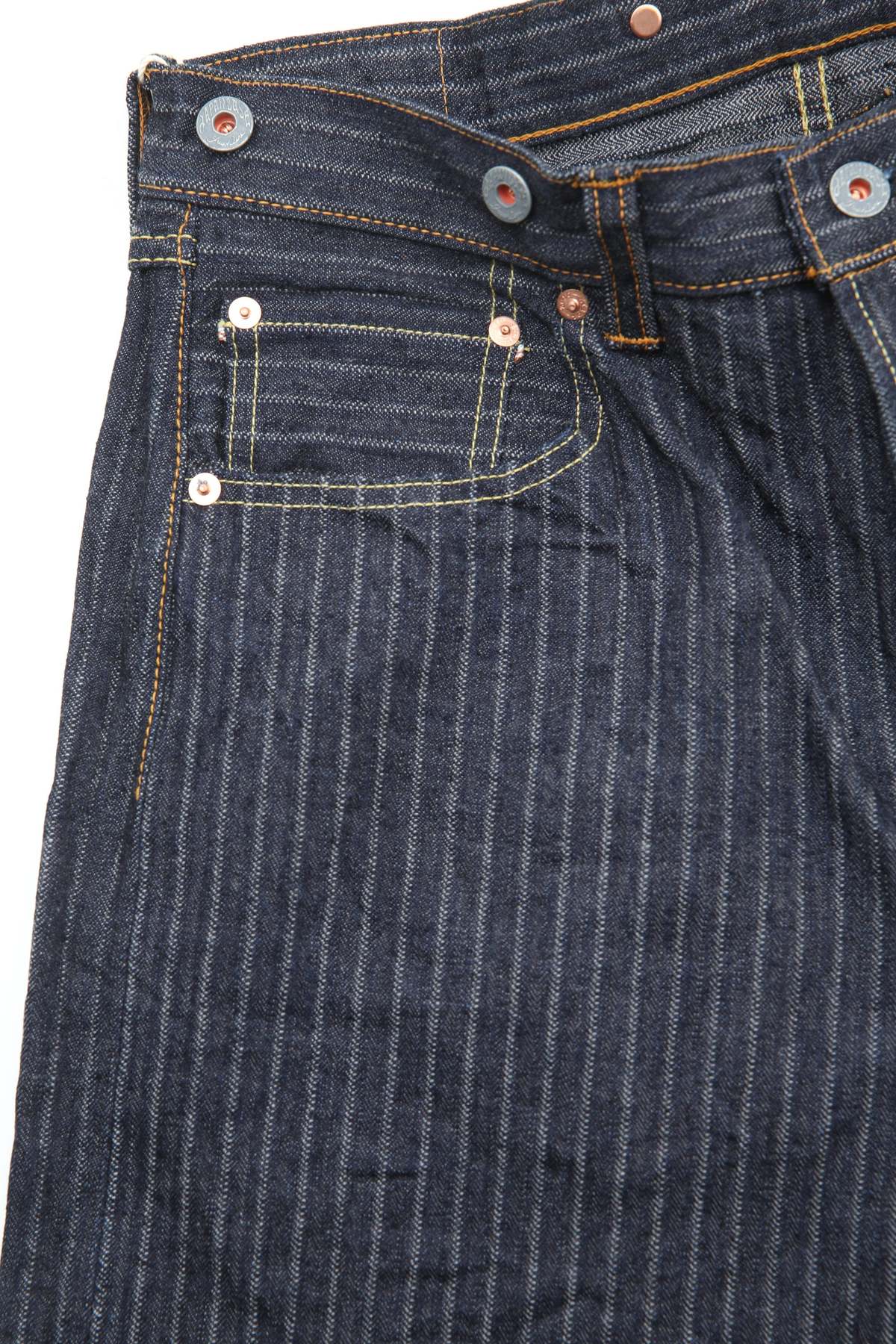 GRAPH ZERO 16oz Loose Straight Pant Needle Pull HB. ST (One Wash) - Image 3 of 17