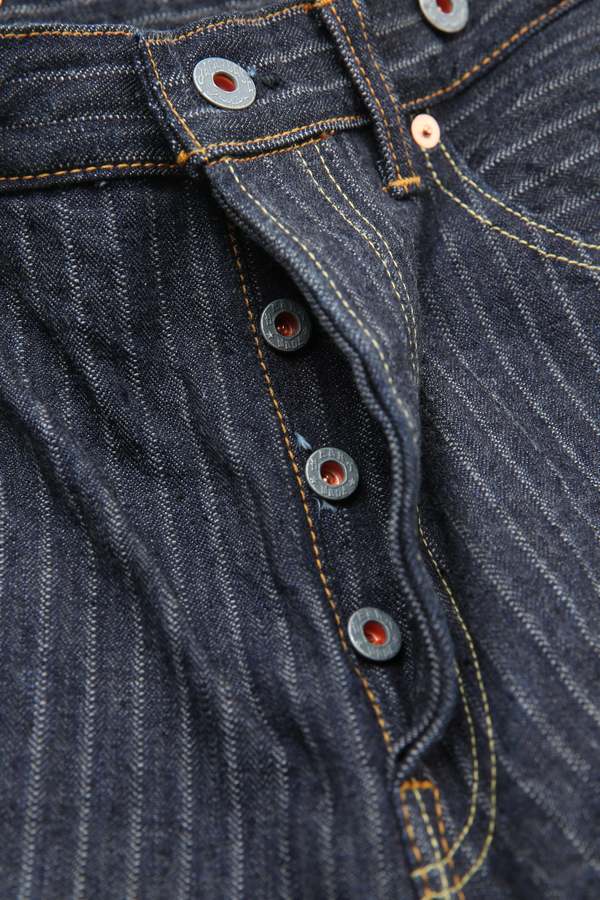 GRAPH ZERO 16oz Loose Straight Pant Needle Pull HB. ST (One Wash)