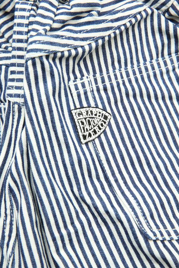 GRAPH ZERO Easy 5-Pocket Pants Herringbone Stripe