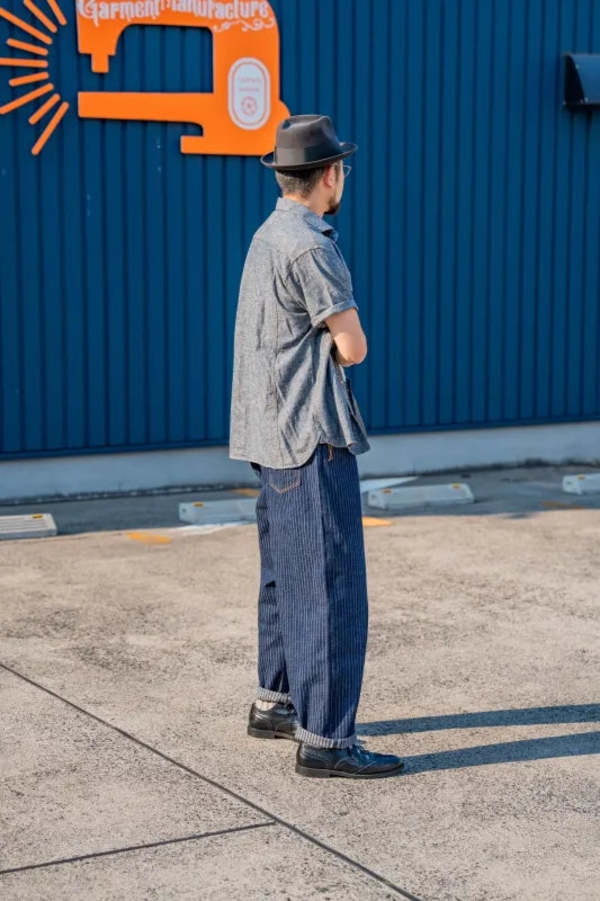 GRAPH ZERO Easy 5-Pocket Pants Needle Pull HC