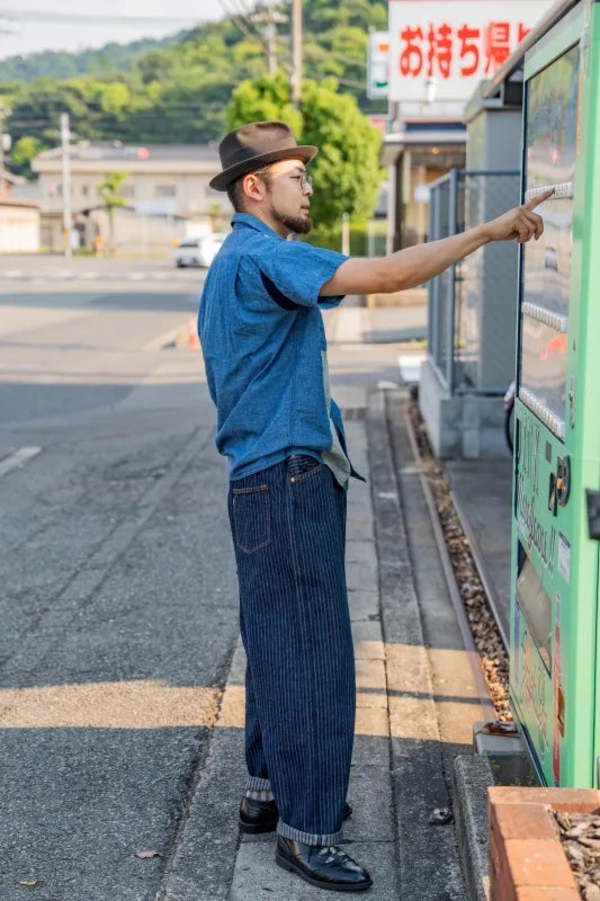 GRAPH ZERO Easy 5-Pocket Pants Needle Pull HC