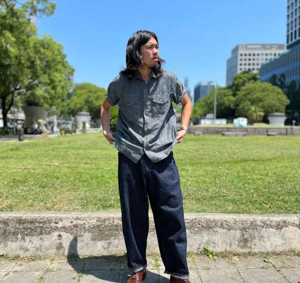GRAPH ZERO Easy 5-Pocket Pants Needle Pull HC