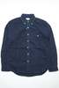 GRAPH ZERO Standard Button-Down L/S Shirt - Indigo - Thumbnail 1