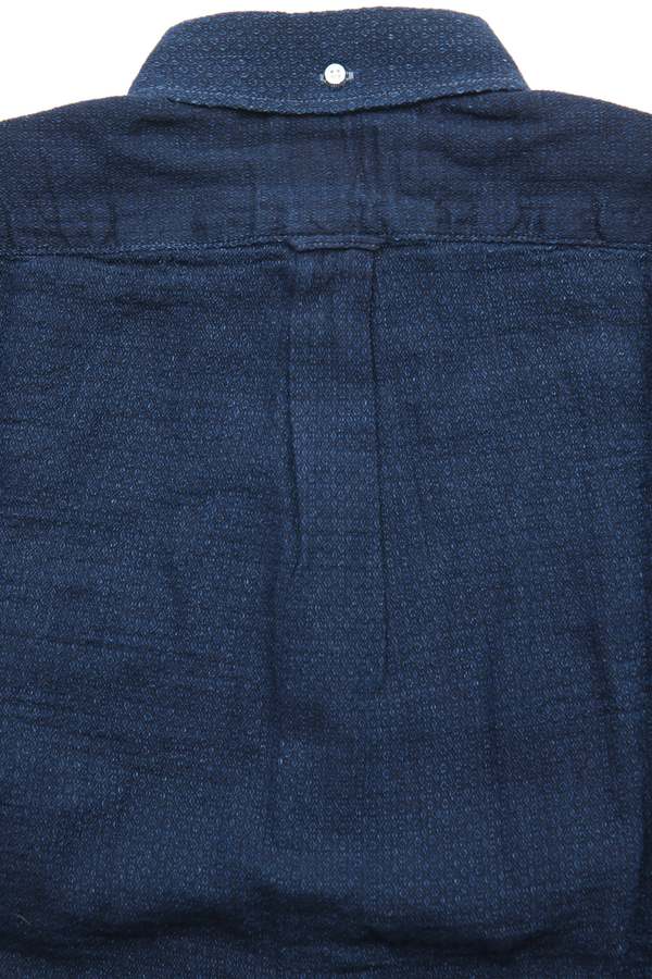 GRAPH ZERO Standard Button-Down L/S Shirt - Indigo