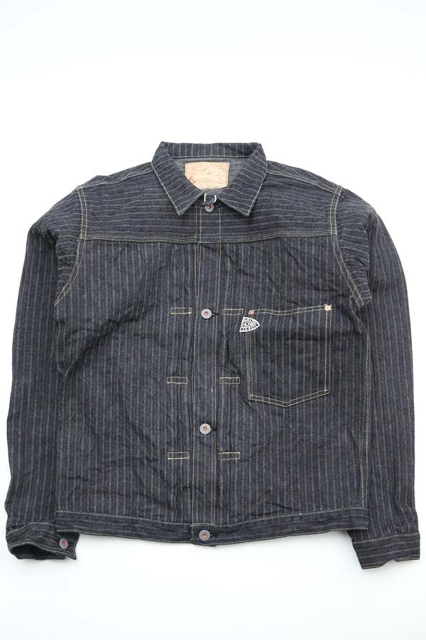 GRAPH ZERO WWII 1st Type 1 Jean Jacket - Needle Pull HB. ST (One Wash) GRAPH ZERO WWII 1st Type 1 Jean Jacket - Needle Pull HB. ST (One Wash)