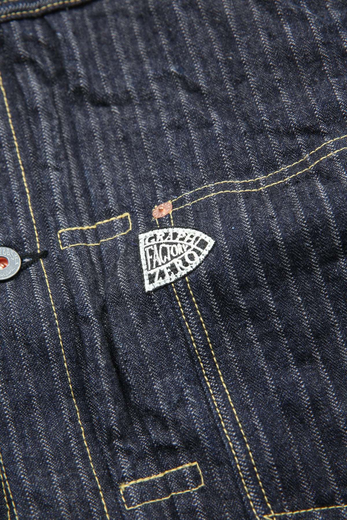 GRAPH ZERO WWII 1st Type 1 Jean Jacket - Needle Pull HB. ST (One Wash) - Image 6 of 17