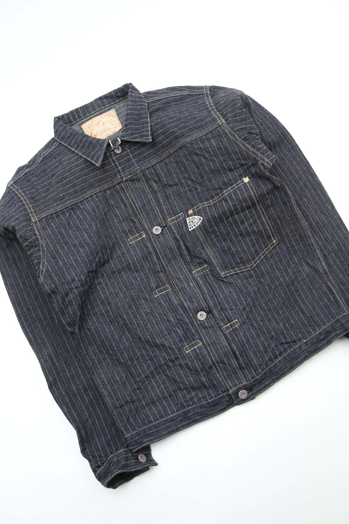 GRAPH ZERO WWII 1st Type 1 Jean Jacket - Needle Pull HB. ST (One Wash) - Image 8 of 17