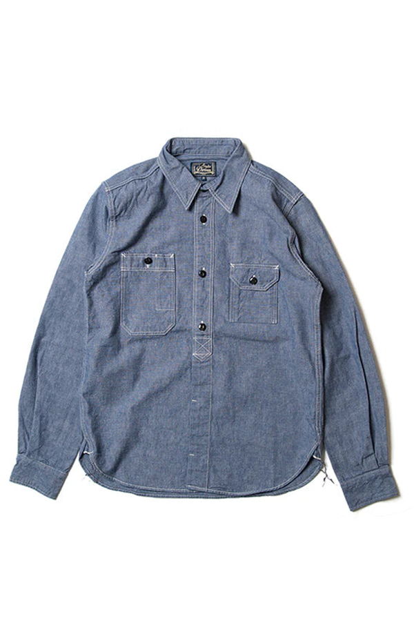 Studio D'Artisan [5333A] Selvedge Chambray Work Shirt