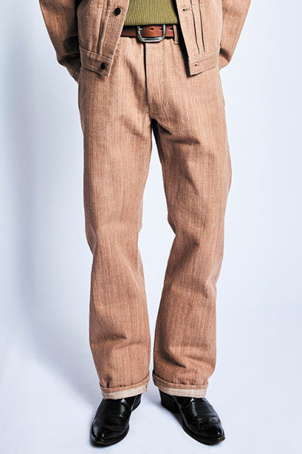 Studio D'Artisan [SP-110S] "Kaki-Kyoku" 45th Anniversary 16oz Kakishibu Selvedge Denim Jeans