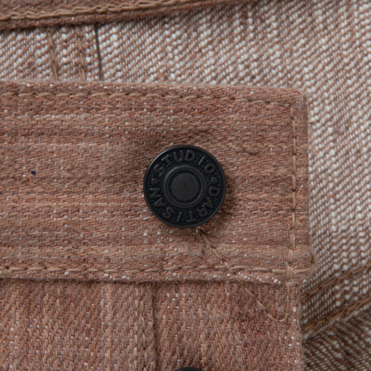 Studio D'Artisan [SP-110S] "Kaki-Kyoku" 45th Anniversary 16oz Kakishibu Selvedge Denim Jeans - Image 10 of 10