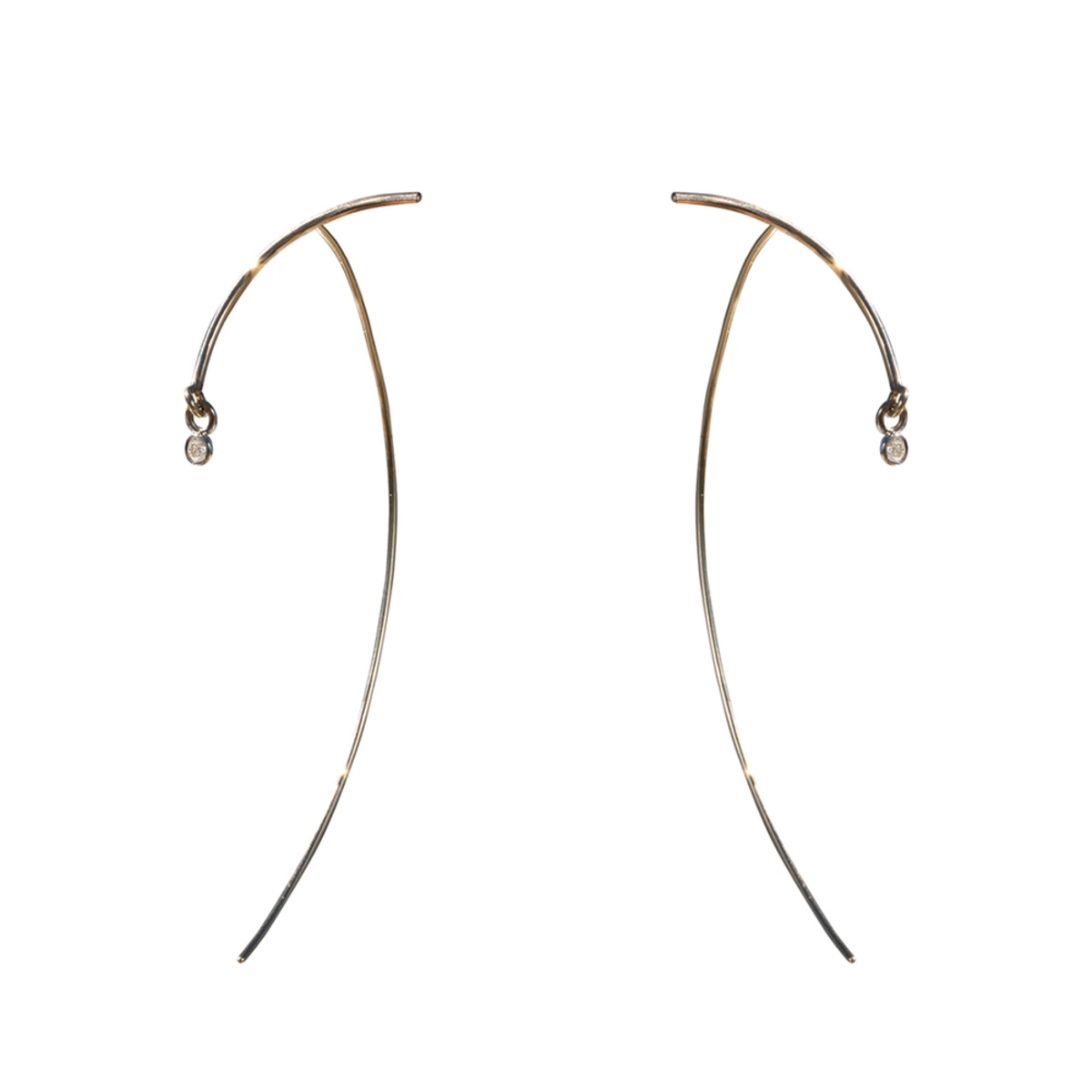 Tara 4779 Arc Stabile Earrings - Diamond - Image 1 of 4