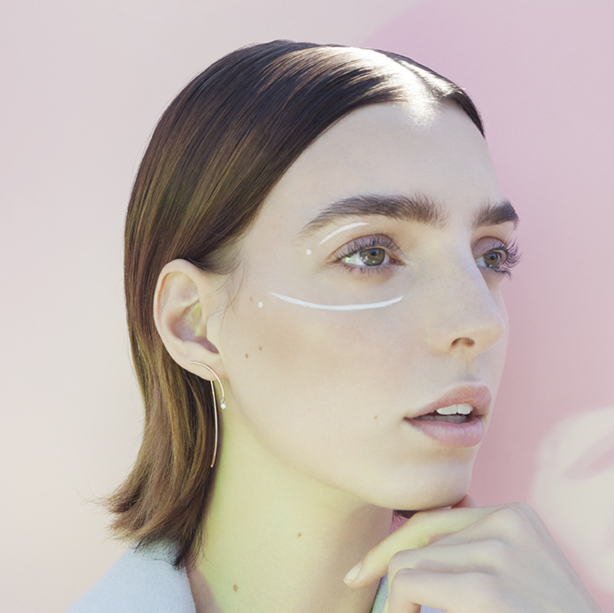 Tara 4779 Arc Stabile Earrings - Diamond - Image 3 of 4