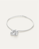 Jenny Bird Woven Square Collar Necklace - Silver - Thumbnail 1