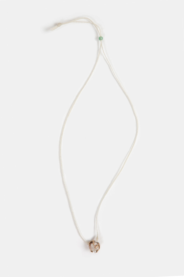 Carina Schott Aquamarine Natural Cluster Necklace
